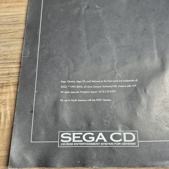 Sega Users Guide /Manual - Picture 3 of 7
